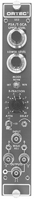 552 pulse shape analyzer/timing single channel analyzer