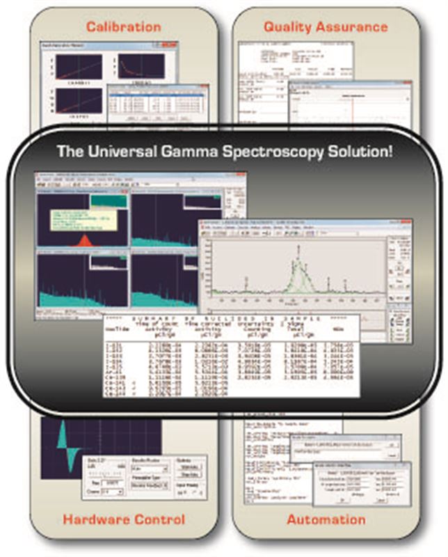 GammaVision gamma spectrum analysis software image 2