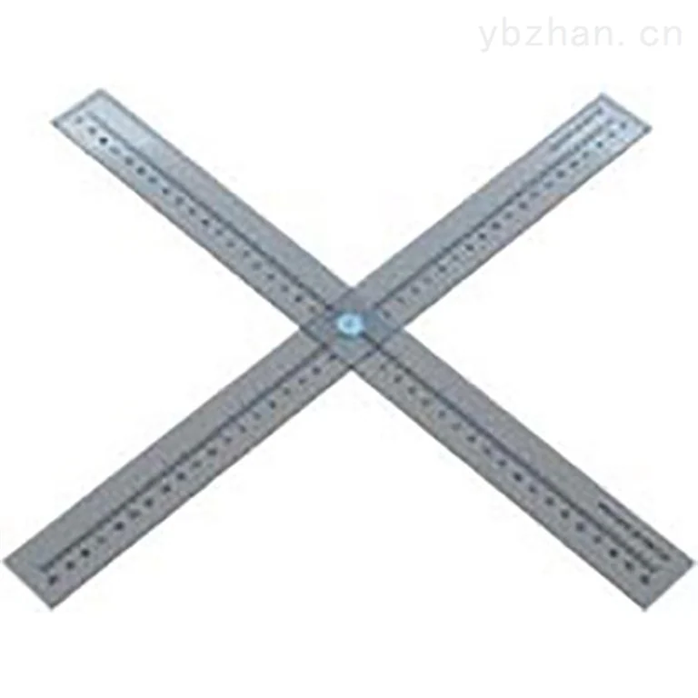 Cross-embedded lead scale meter ruler (lead ruler) KR019 image 2
