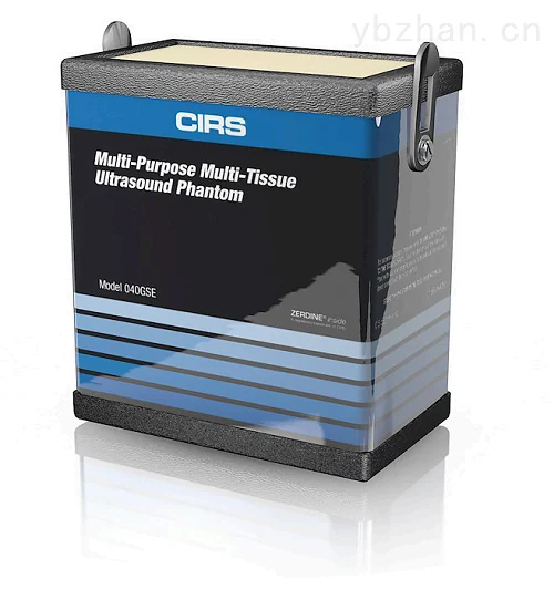 American CIRS 040GSE ultrasound phantom image