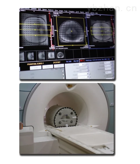 American CIRS 604 MRI and CT distortion detection phantom image